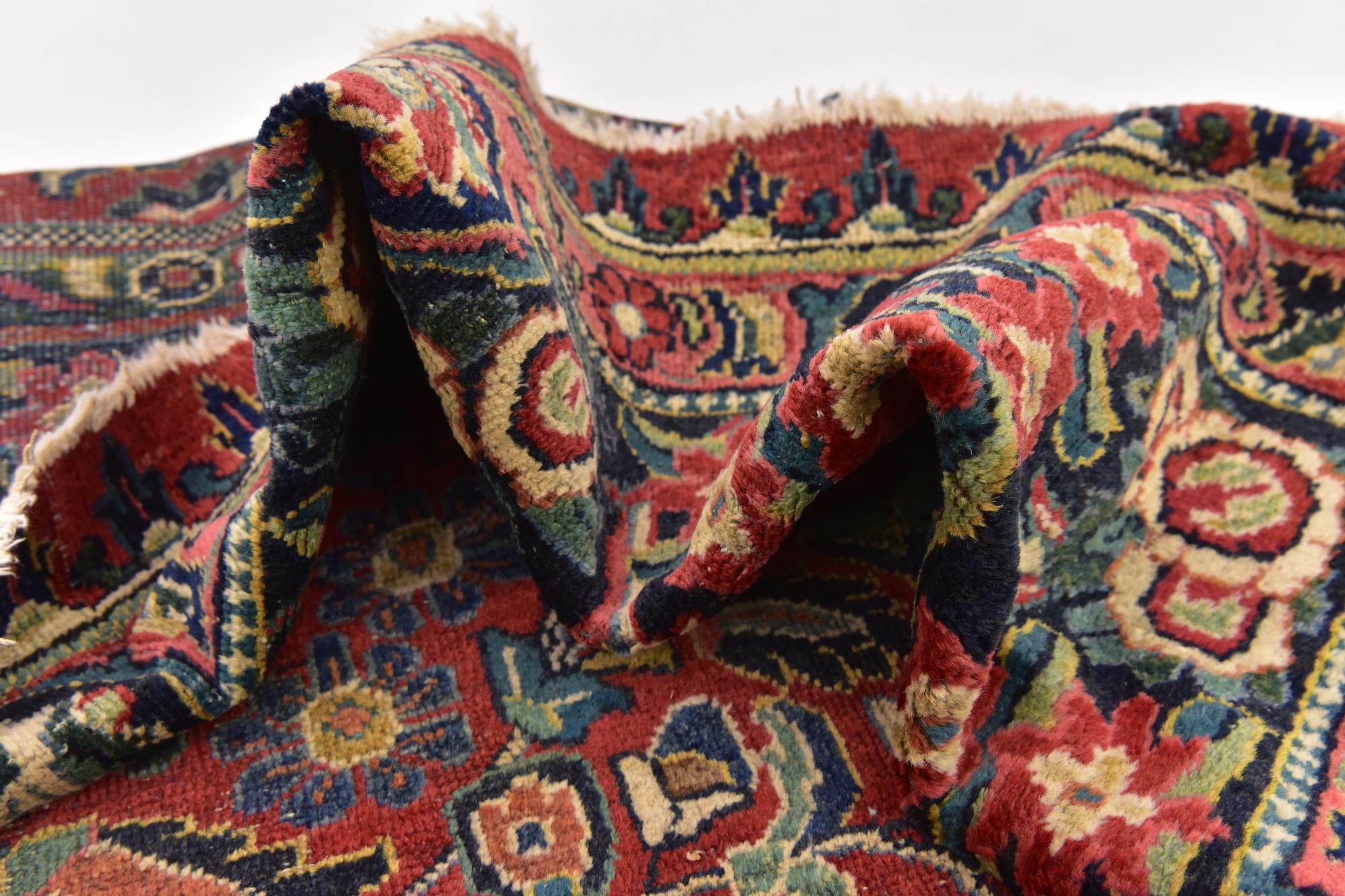 10' 3 x 14' Hand Knotted Meshkabad Persian Wool Rug
