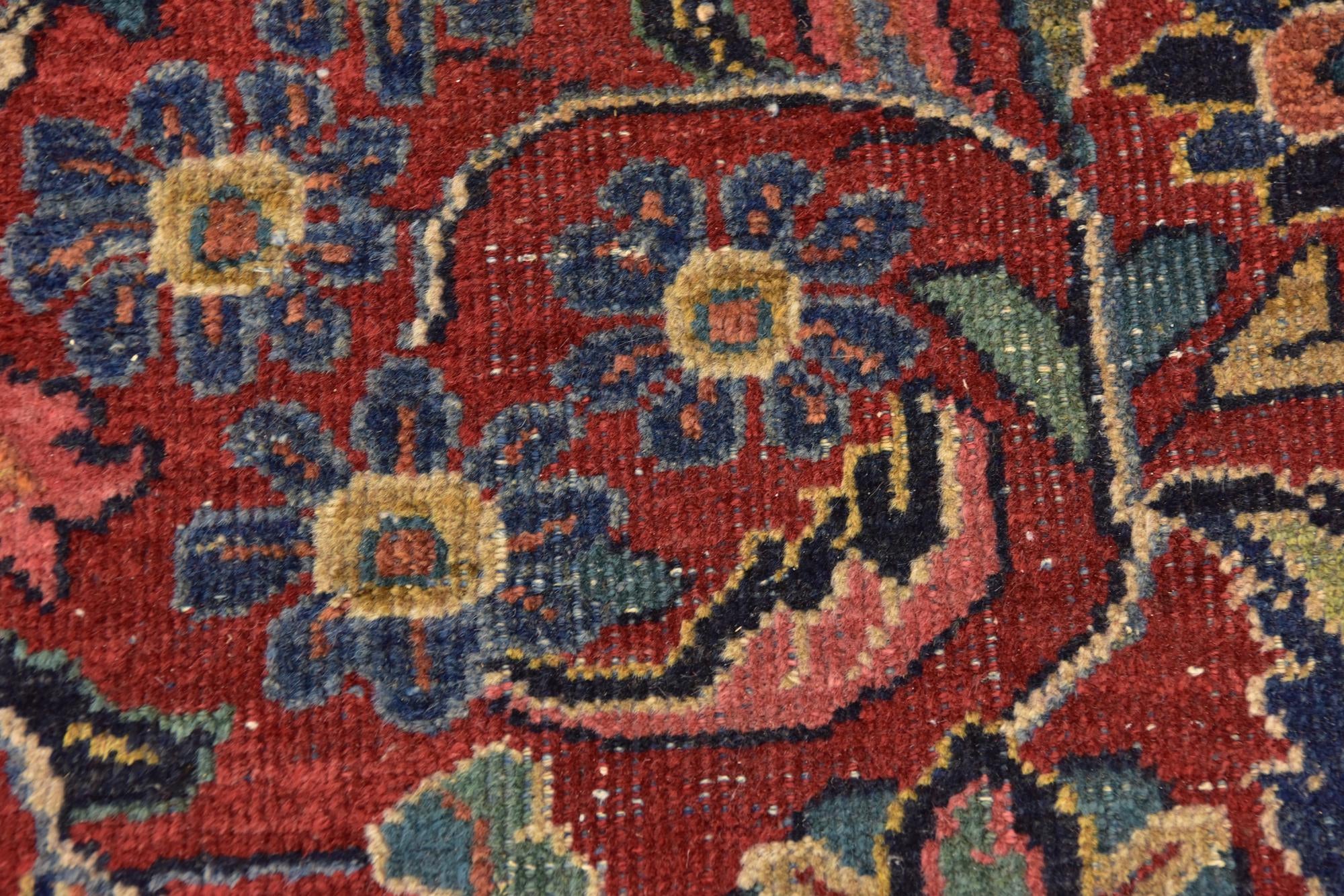 10' 3 x 14' Hand Knotted Meshkabad Persian Wool Rug