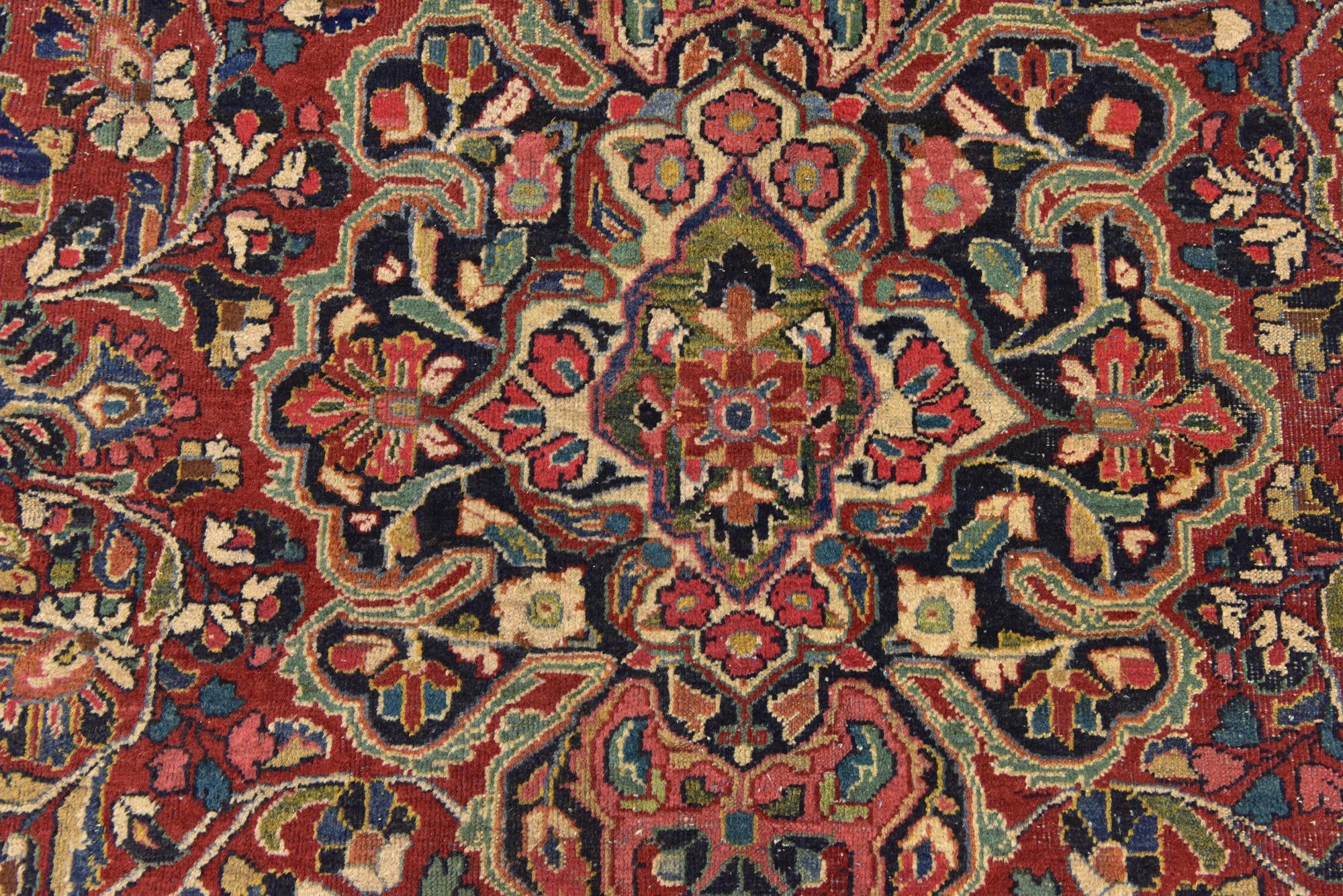 10' 3 x 14' Hand Knotted Meshkabad Persian Wool Rug
