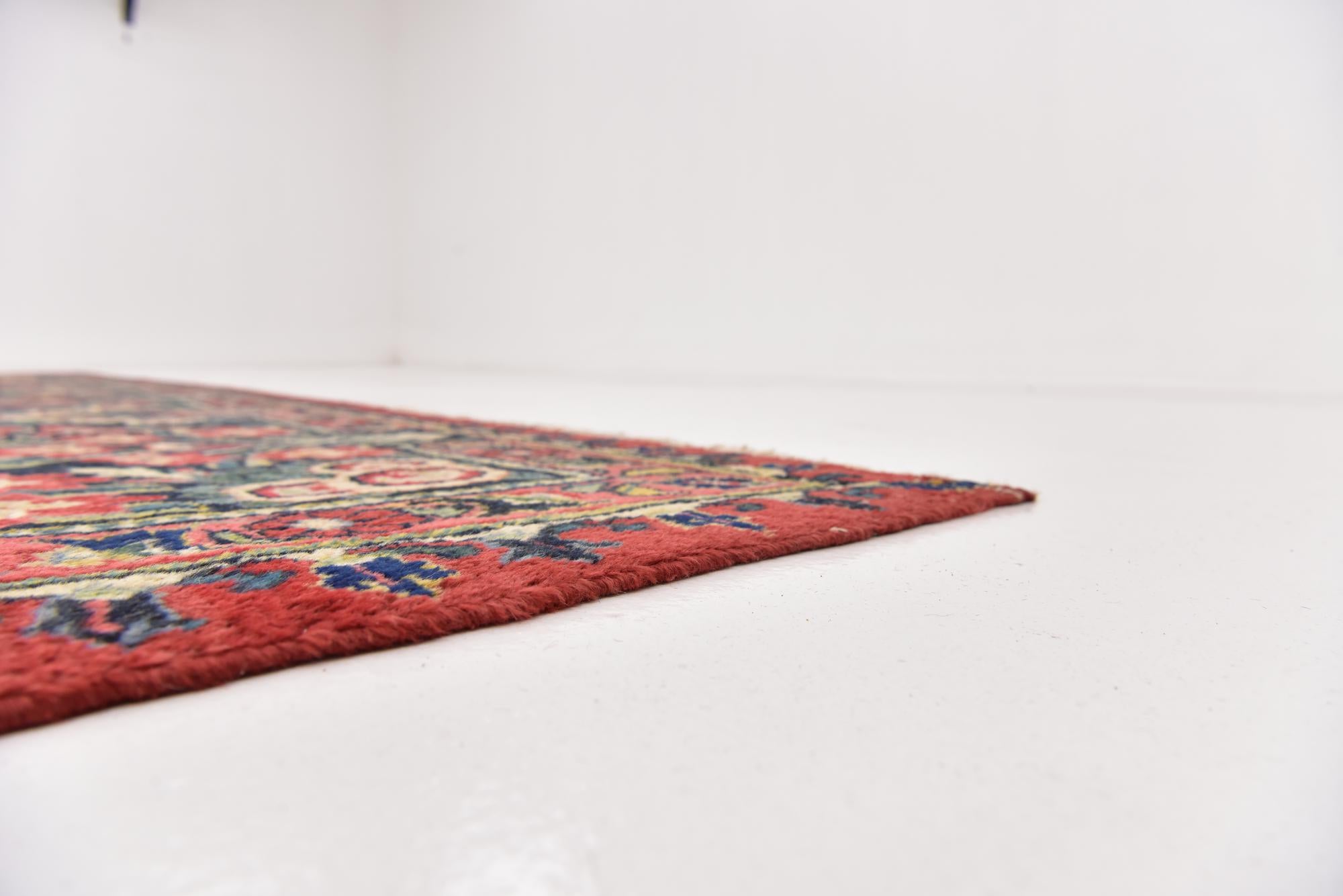 10' 3 x 14' Hand Knotted Meshkabad Persian Wool Rug