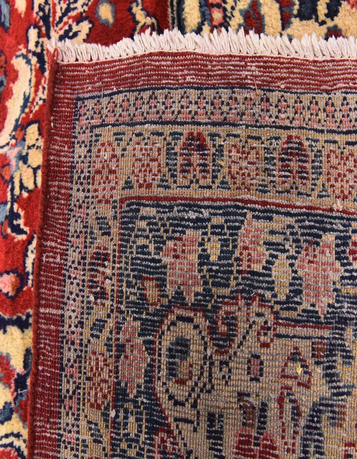 Detail image of 10' x 13' 7  Hand Knotted Meshkabad Persian Wool Rug