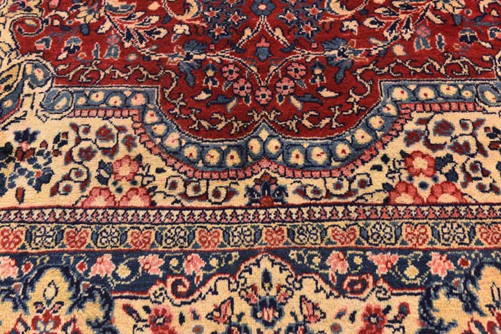 305cm x 415cm Hand Knotted Meshkabad Persian Wool Rug