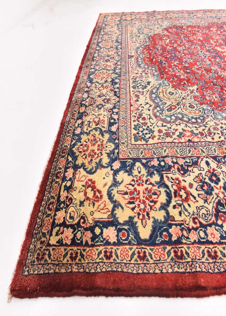10' x 13' 7 Hand Knotted Meshkabad Persian Wool Rug