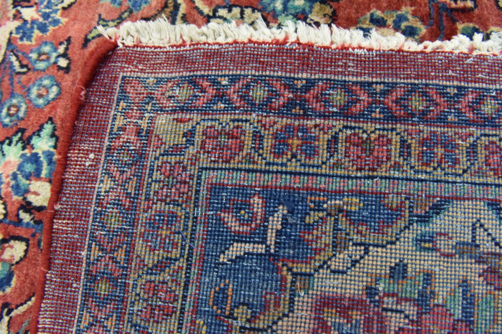 9' 9 x 13' Hand Knotted Meshkabad Persian Wool Rug