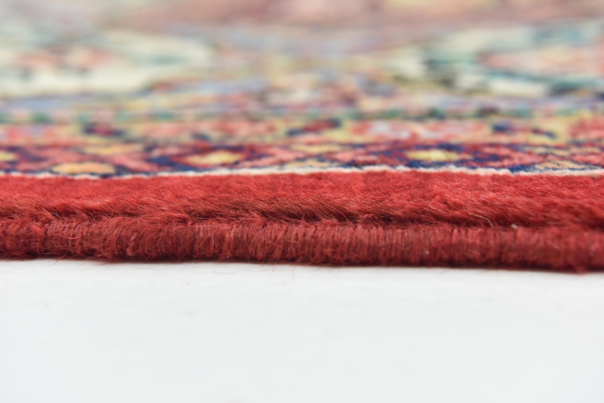 9' 9 x 13' Hand Knotted Meshkabad Persian Wool Rug