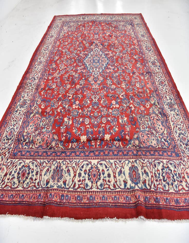 Detail image of 9' 10 x 12' 8  Hand Knotted Meshkabad Persian Wool Rug