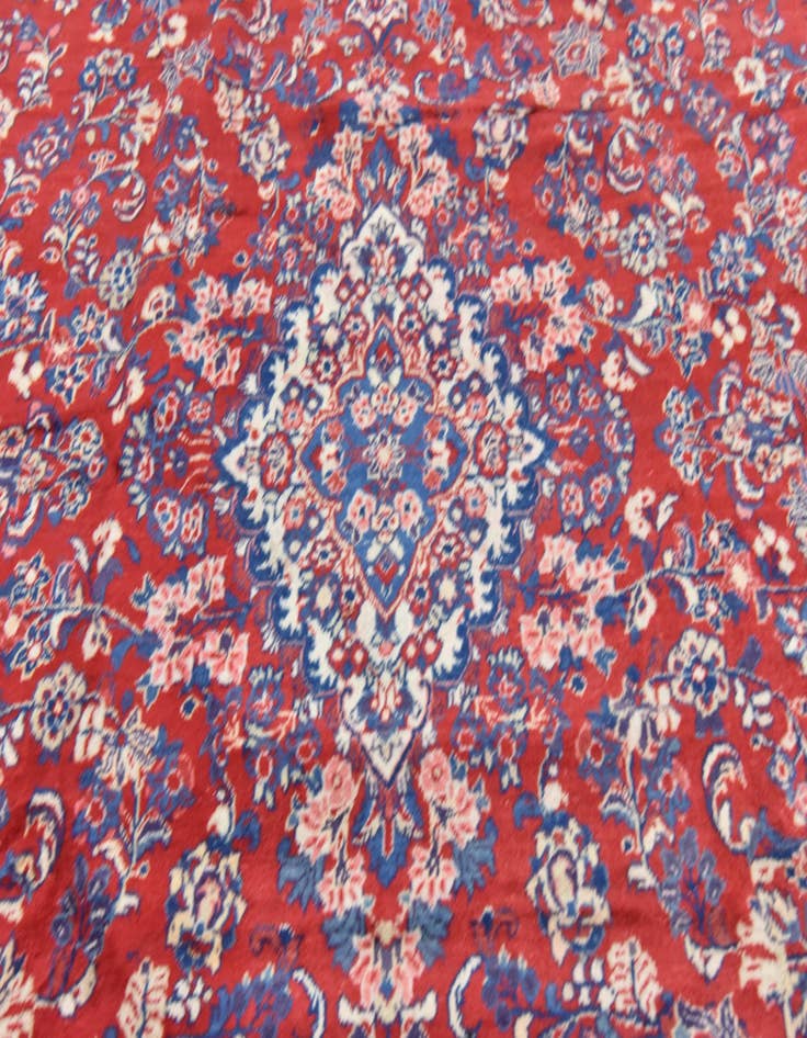Detail image of 9' 10 x 12' 8  Hand Knotted Meshkabad Persian Wool Rug