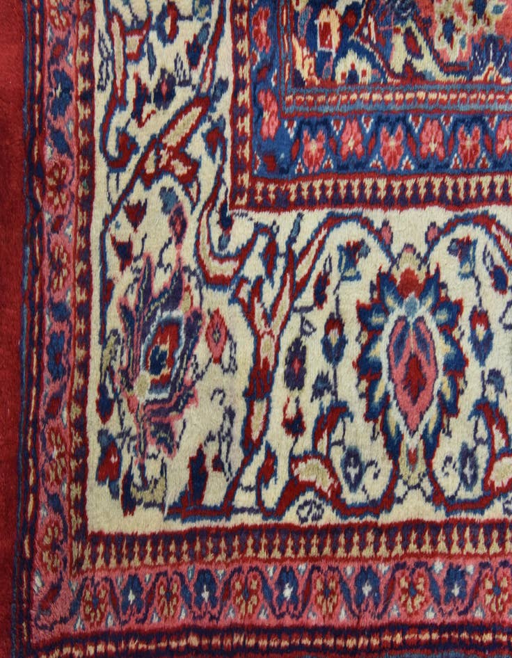 Detail image of 9' 10 x 12' 8  Hand Knotted Meshkabad Persian Wool Rug