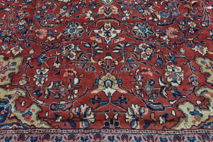 8' 10 x 12' 2 Hand Knotted Meshkabad Persian Wool Rug