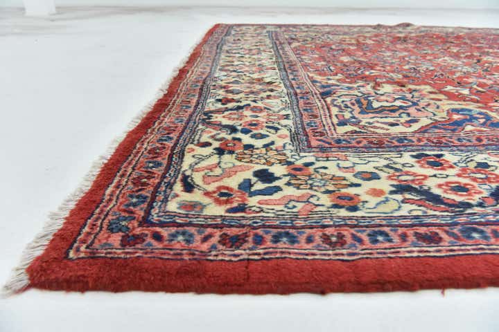8' 10 x 12' 2 Hand Knotted Meshkabad Persian Wool Rug