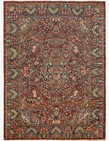 10' 3 x 14' Hand Knotted Meshkabad Persian Wool Rug