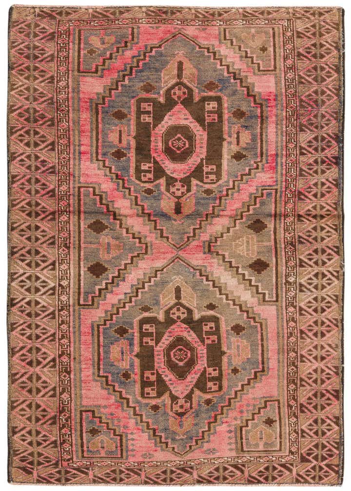 3' 5 x 6' 4 Hand Knotted Meshkin Persian Wool Rug