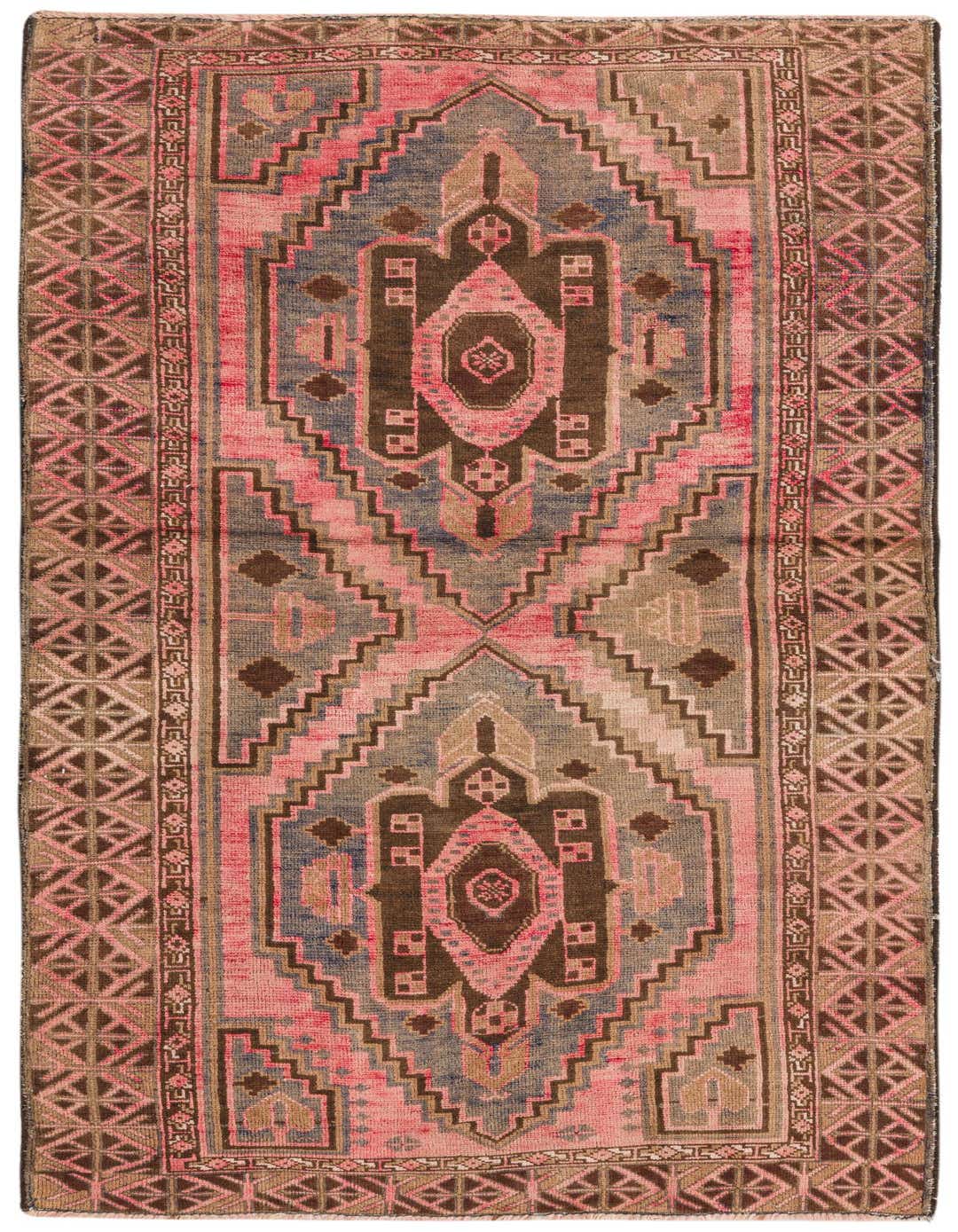 3' 5 x 6' 4 Hand Knotted Meshkin Persian Wool Rug