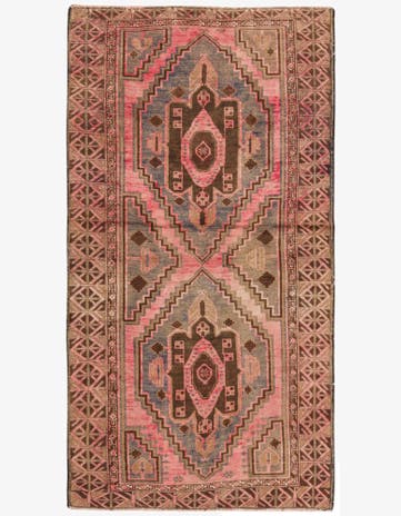 3' 5 x 6' 4 Hand Knotted Meshkin Persian Wool Rug