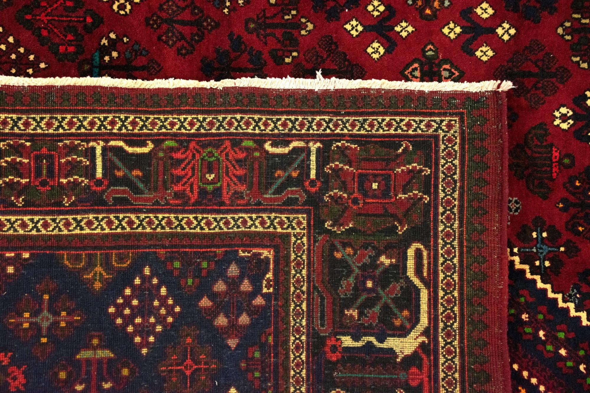 7' 11 x 11' 2 Hand Knotted Mianeh Persian Wool Rug