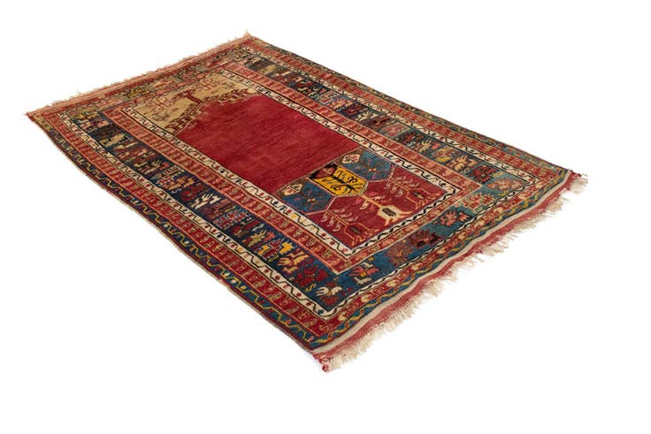 Detail image of 3' 6 x 5' 2 Hand Knotted Milas Rug