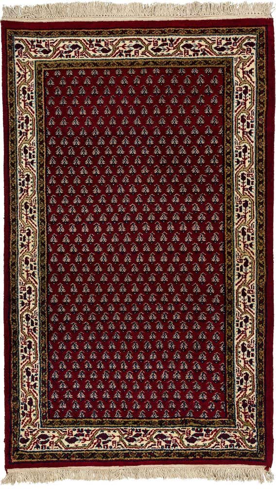 3' 1 x 5' 2 Hand Knotted Mir Wool Rug