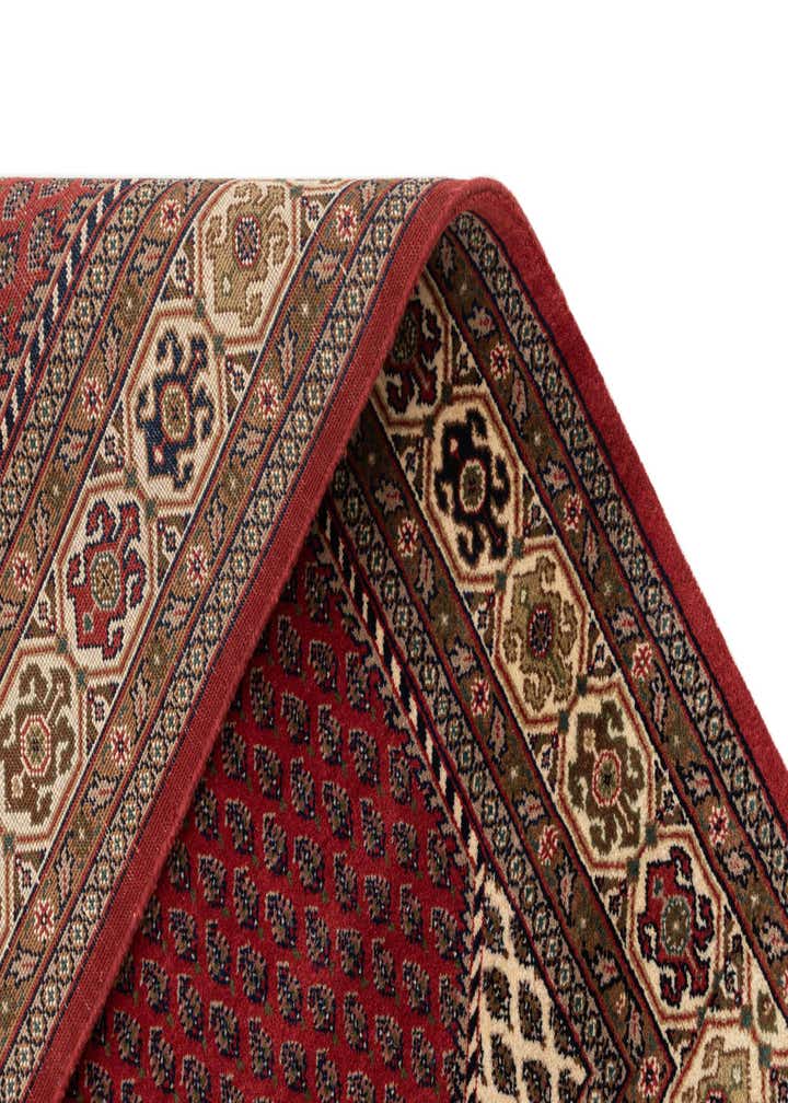 4' x 6' Hand Knotted Mir Oriental Wool Rug