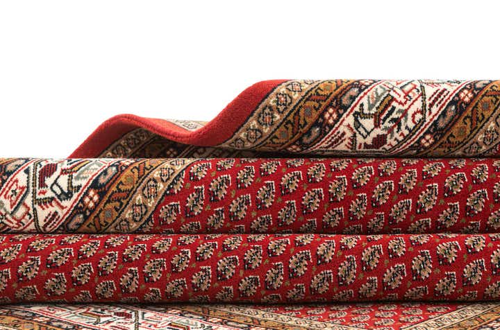 5' 9 x 7' 8 Hand Knotted Mir Wool Rug