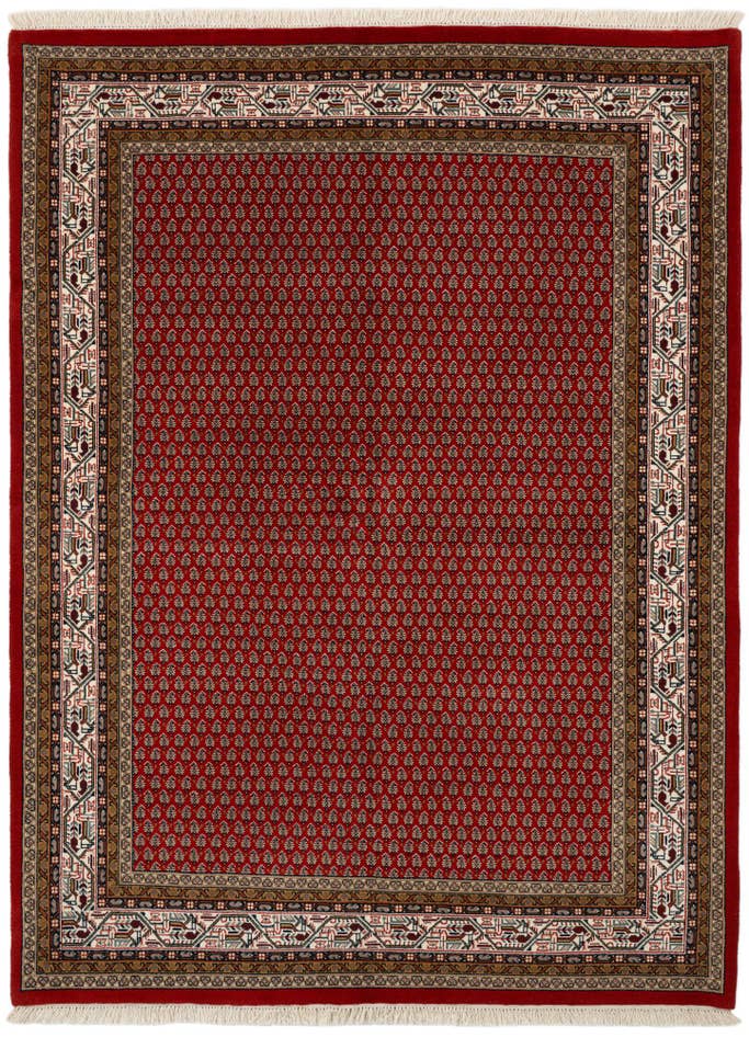 Detail image of 5' 9 x 7' 8 Hand Knotted Mir Wool Rug