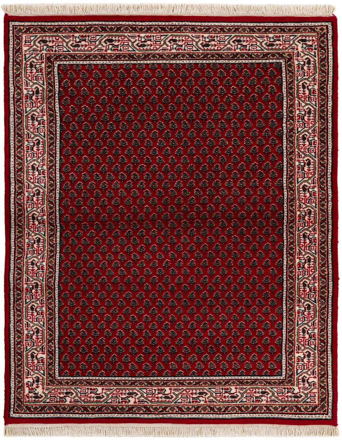 3' 3 x 5' 2 Hand Knotted Mir Wool Rug