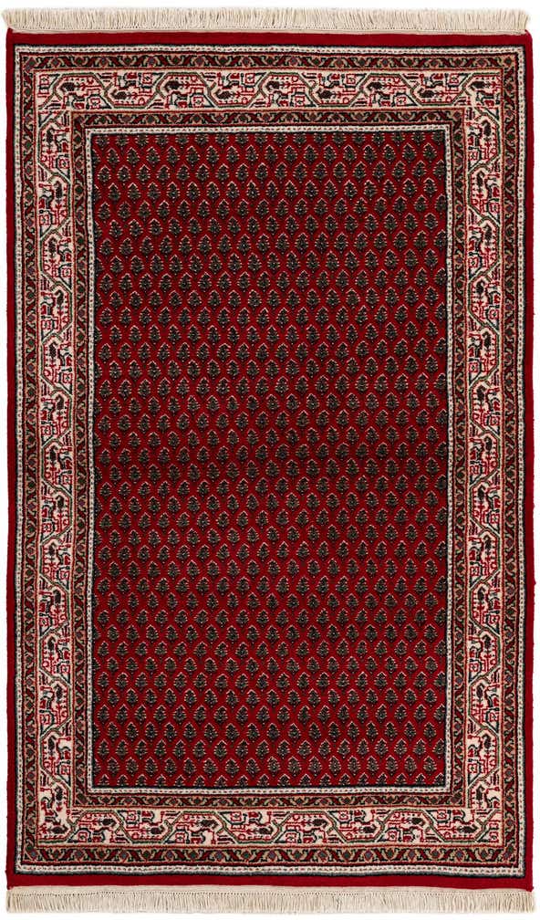 3' 3 x 5' 2 Hand Knotted Mir Wool Rug