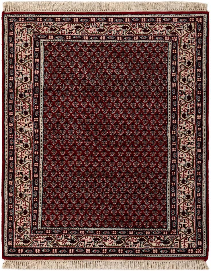 Detail image of 3' x 5' 5 Hand Knotted Mir Wool Rug