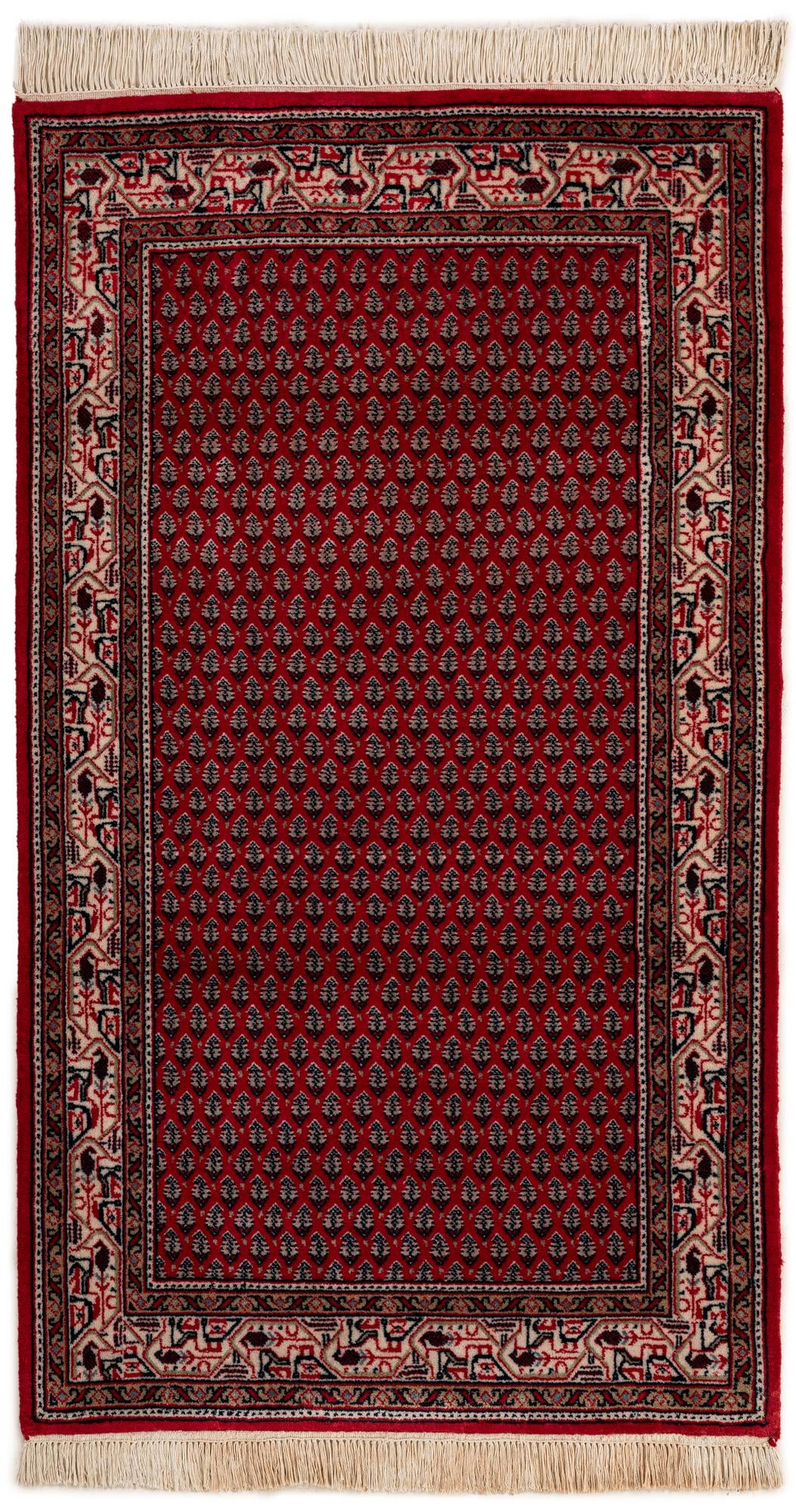 2' 11 x 5' 2 Hand Knotted Mir Wool Rug