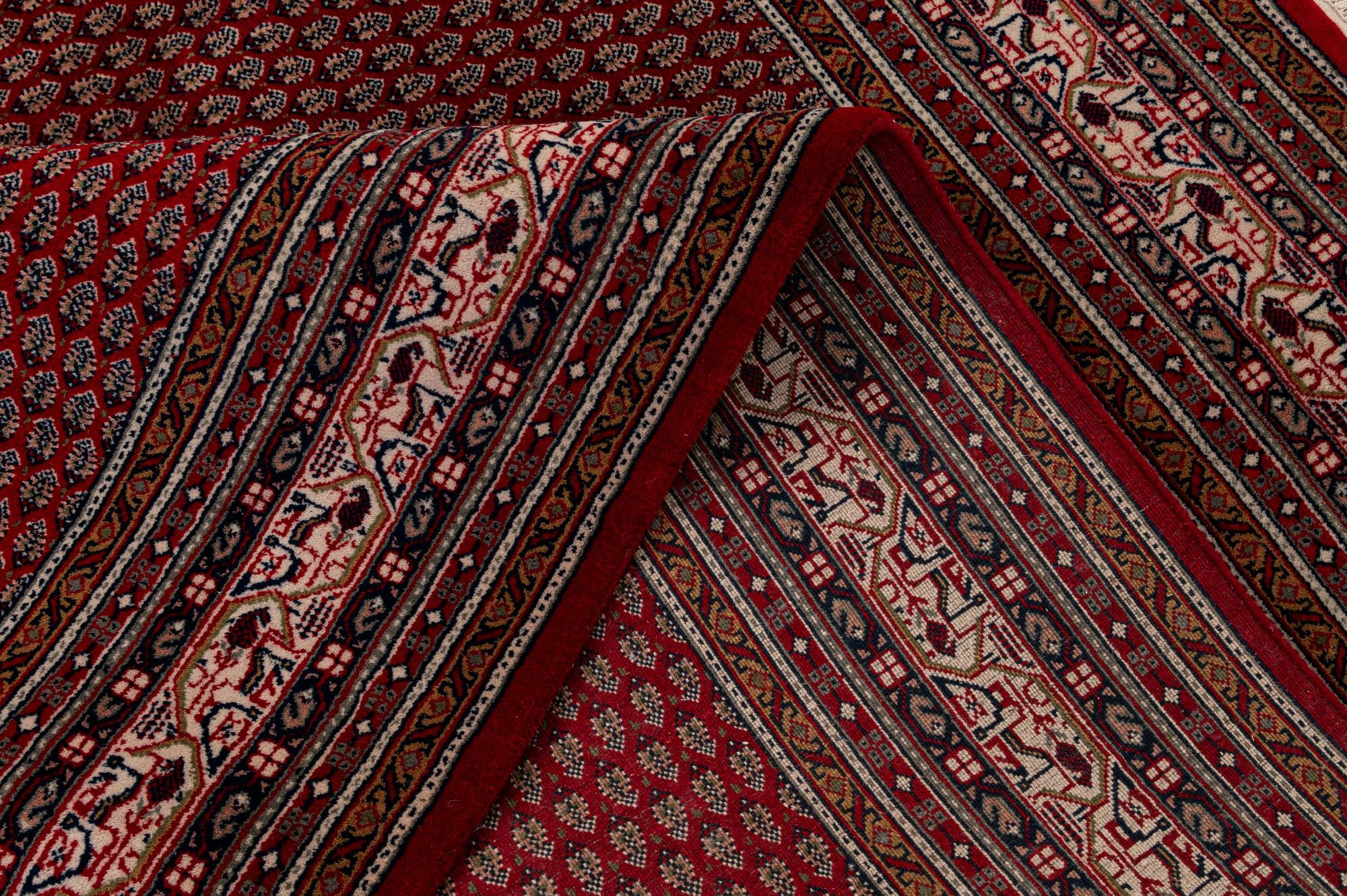 6' 8 x 8' 3 Hand Knotted Mir Wool Rug