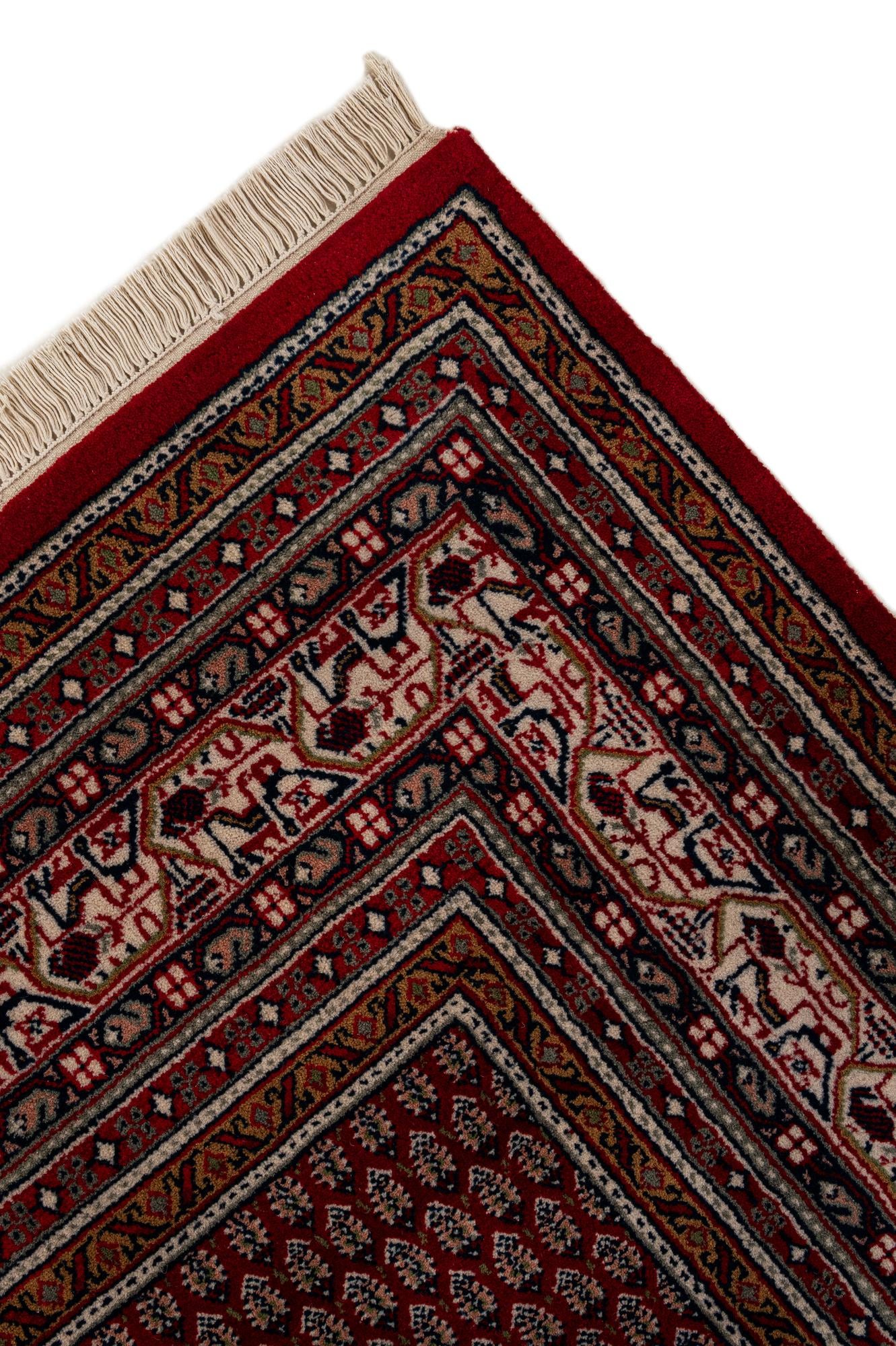 6' 8 x 8' 3 Hand Knotted Mir Wool Rug