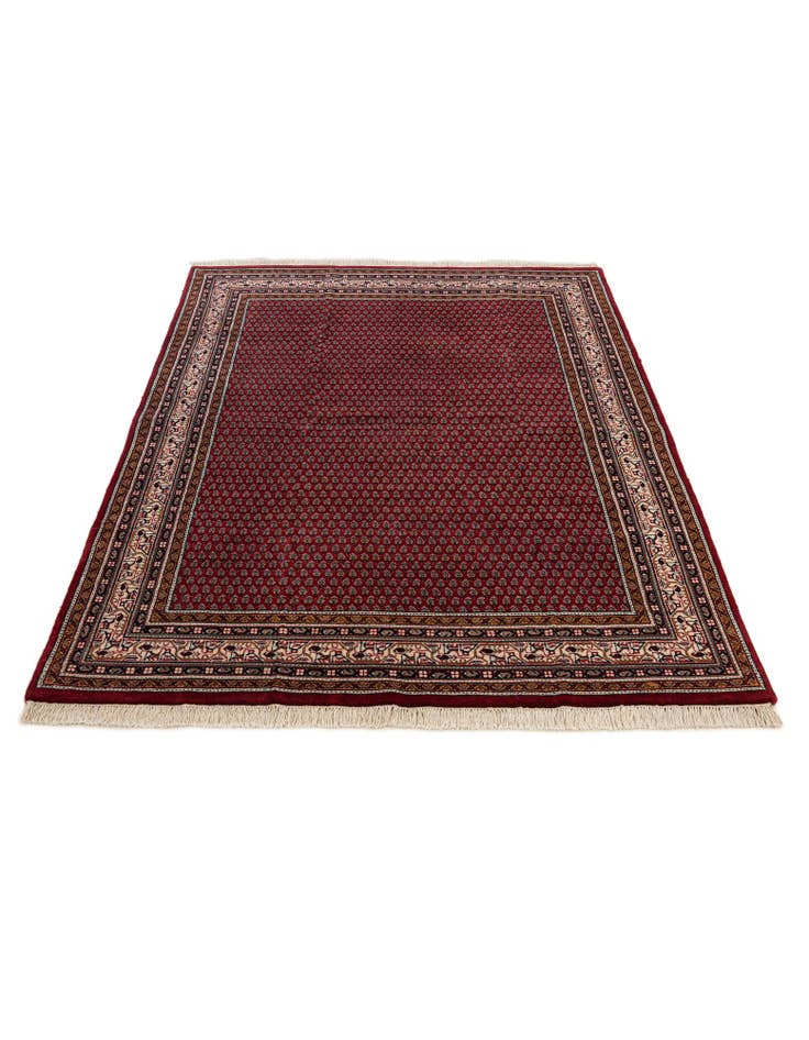 Detail image of 5' 8 x 7' 9  Hand Knotted Mir Wool Rug