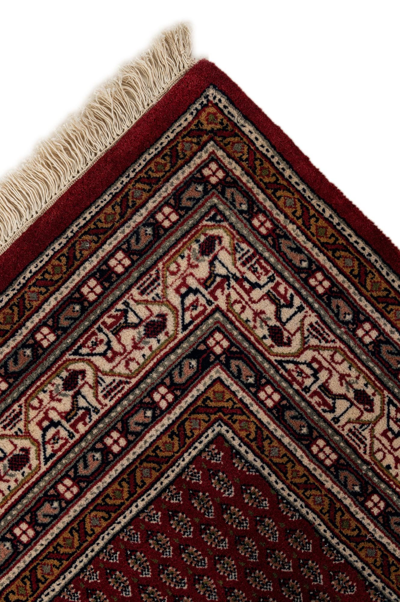 5' 8 x 7' 9 Hand Knotted Mir Wool Rug