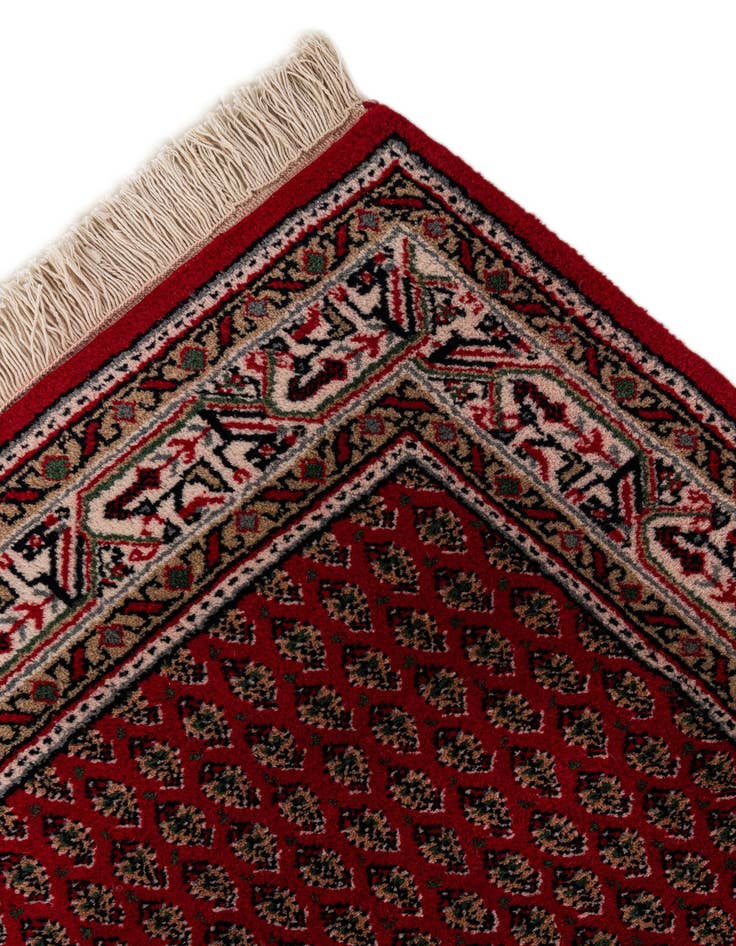 Detail image of 3' 2 x 5'  Hand Knotted Mir Wool Rug