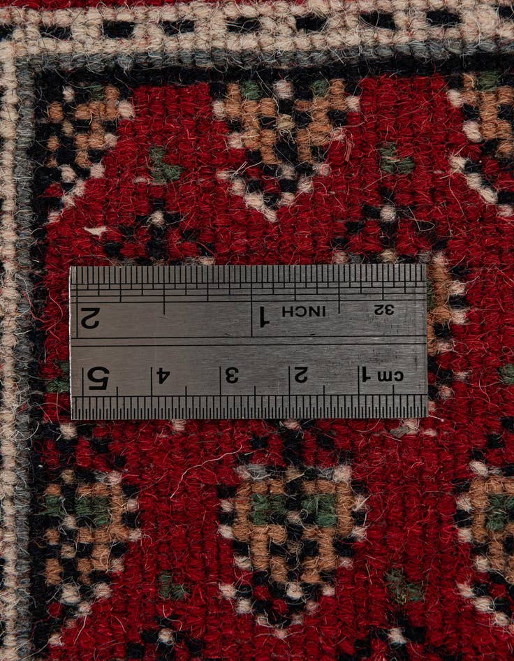 Detail image of 3' 2 x 5'  Hand Knotted Mir Wool Rug