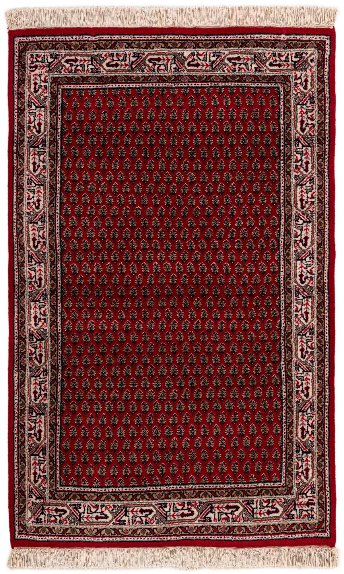 3' 2 x 5' Hand Knotted Mir Wool Rug