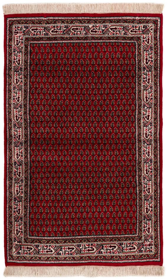 Detail image of 3' 2 x 5' Hand Knotted Mir Wool Rug
