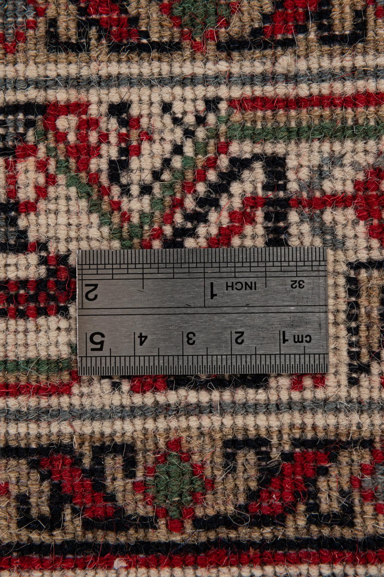 3' 1 x 5' 1 Hand Knotted Mir Wool Rug