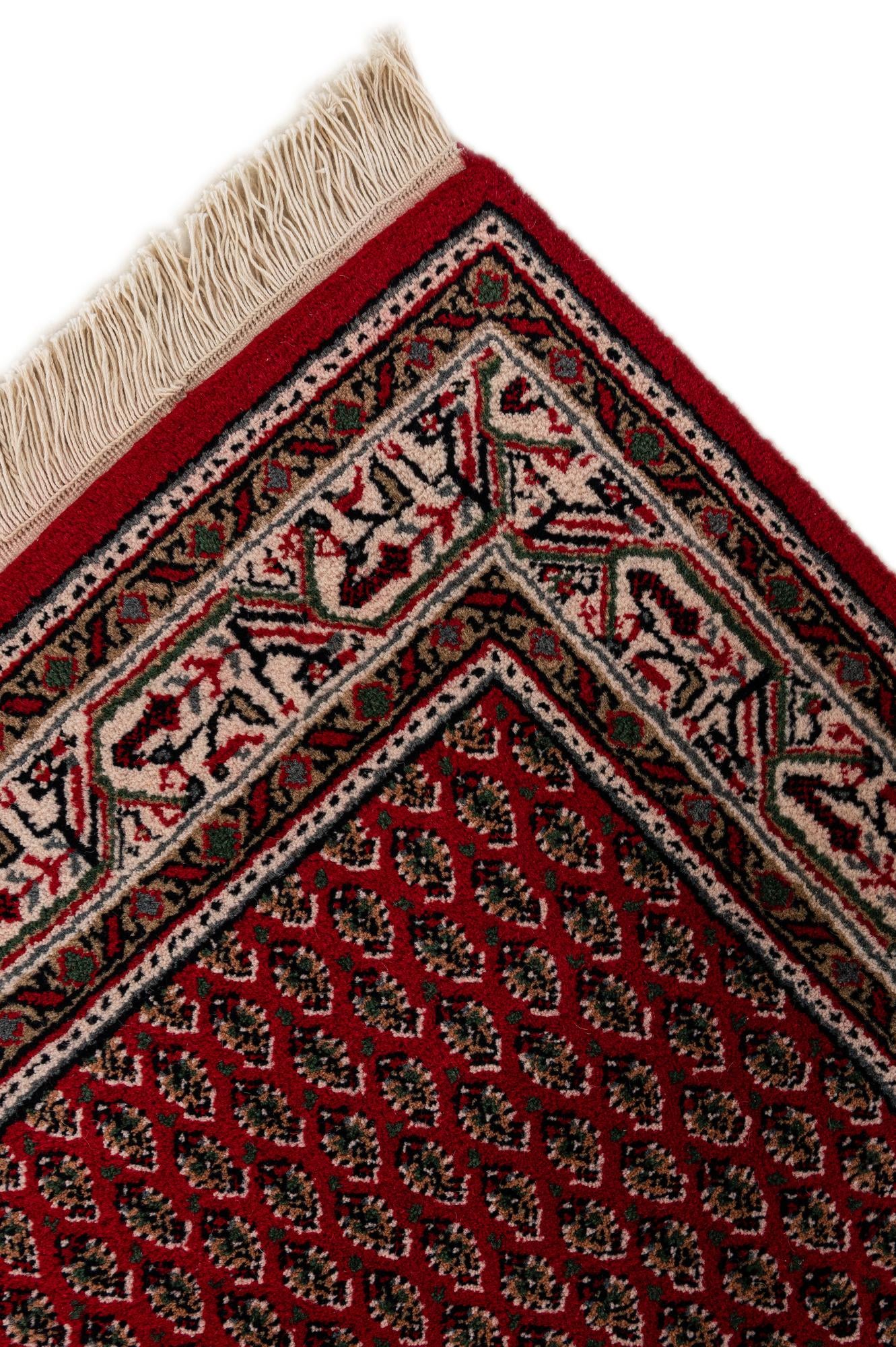 3' 1 x 5' 1 Hand Knotted Mir Wool Rug