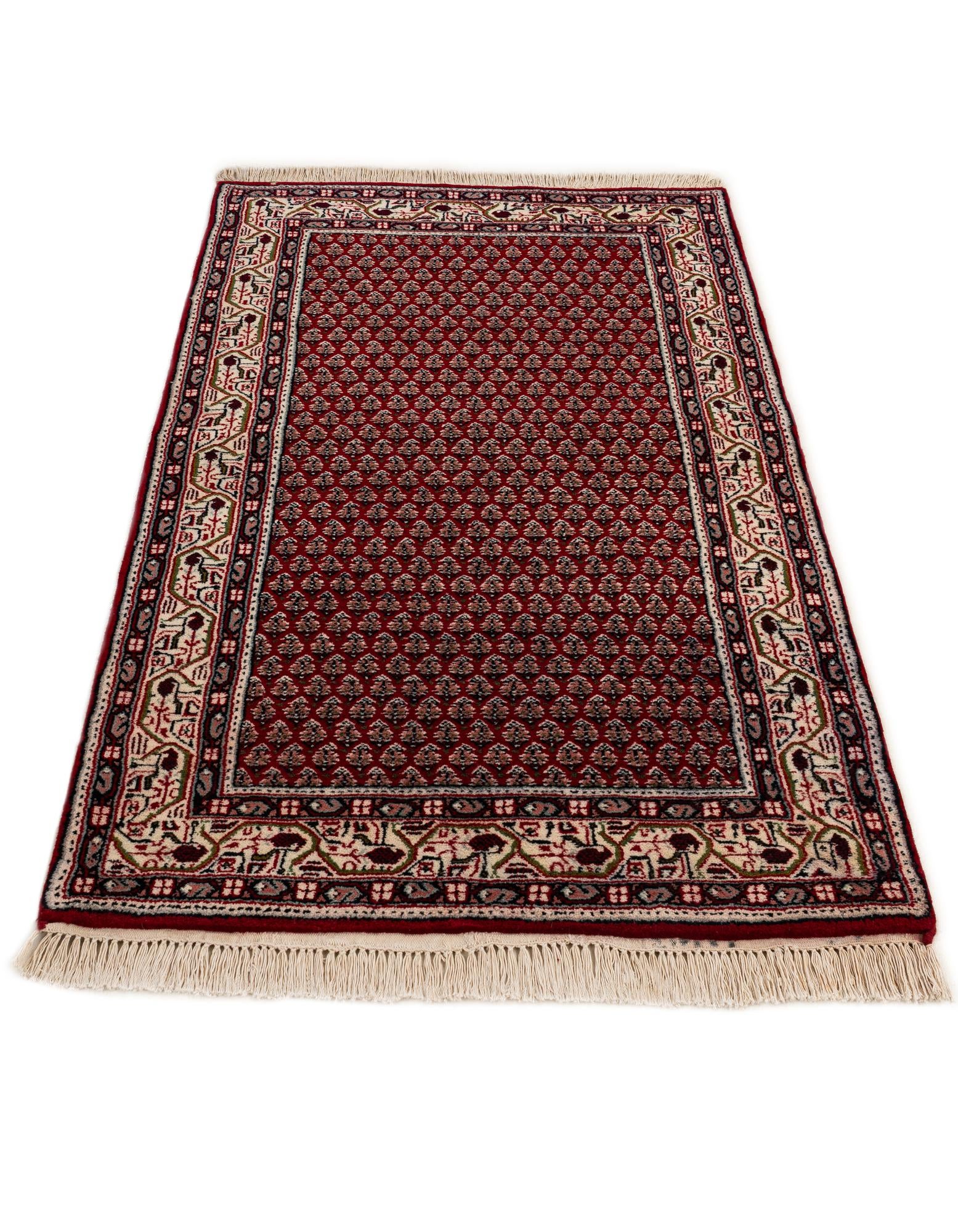2' 11 x 5' 3 Hand Knotted Mir Wool Rug