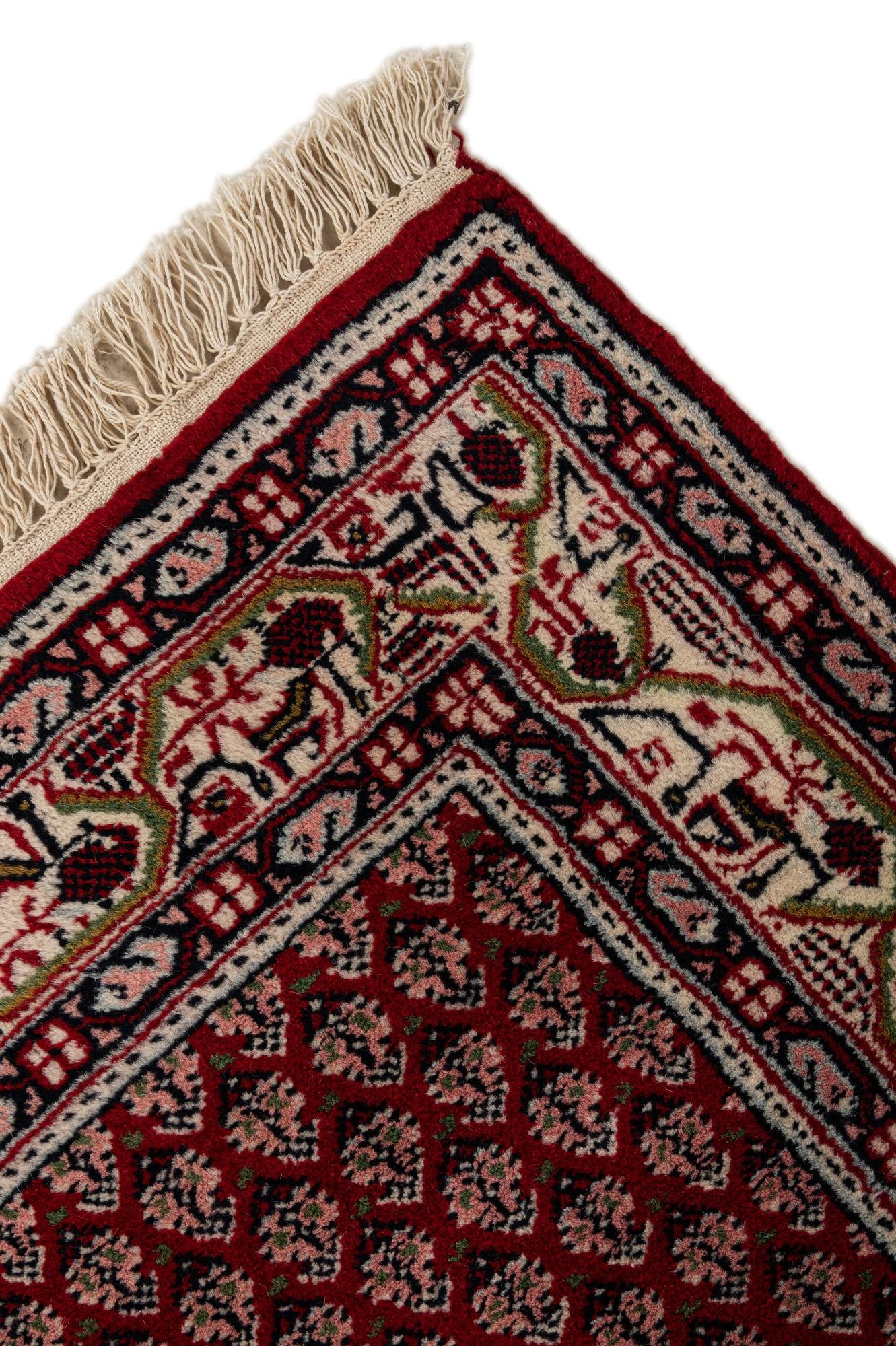 3' x 5' 2 Hand Knotted Mir Wool Rug
