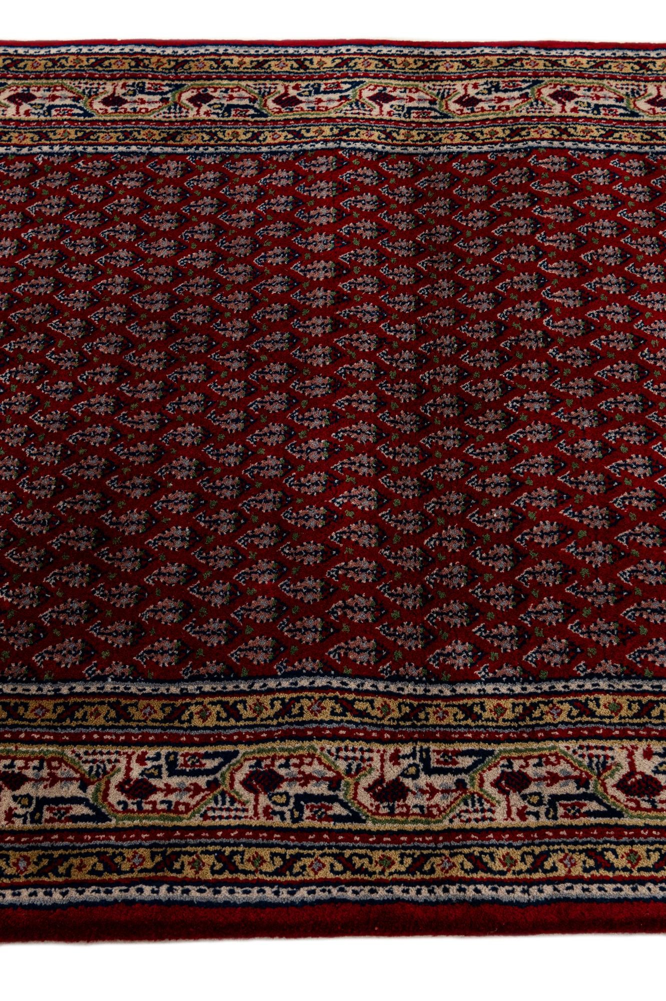 3' 1 x 5' 1 Hand Knotted Mir Wool Rug