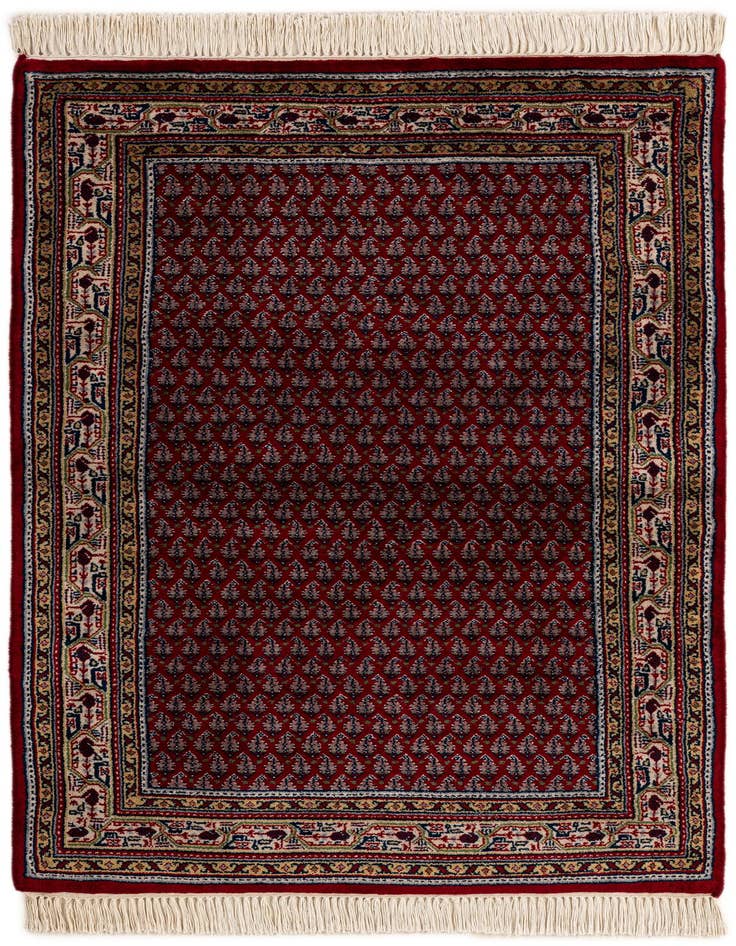 Detail image of 3' 1 x 5' 1 Hand Knotted Mir Wool Rug