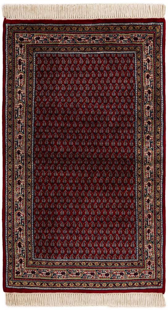 3' 1 x 5' 1 Hand Knotted Mir Wool Rug