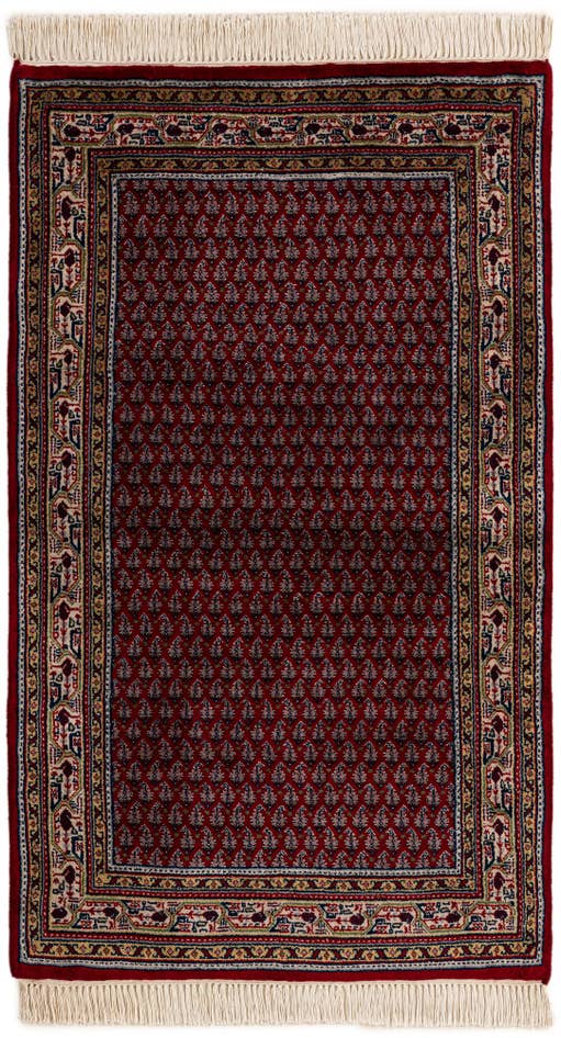 Detail image of 3' 1 x 5' 1 Hand Knotted Mir Wool Rug