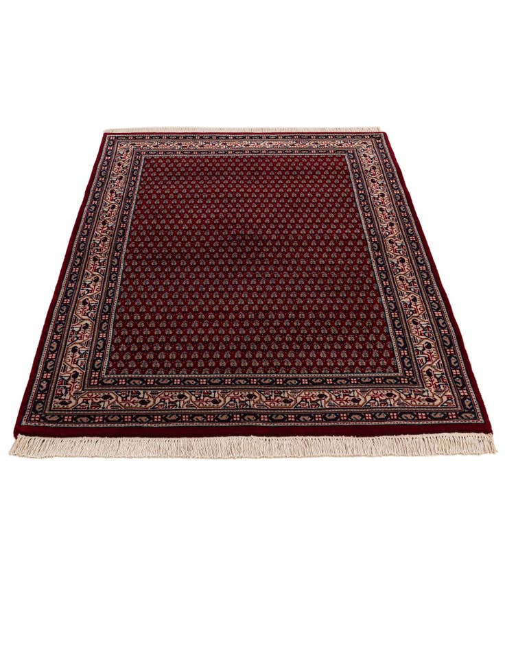 Detail image of 3' 11 x 5' 10 Hand Knotted Mir Wool Rug