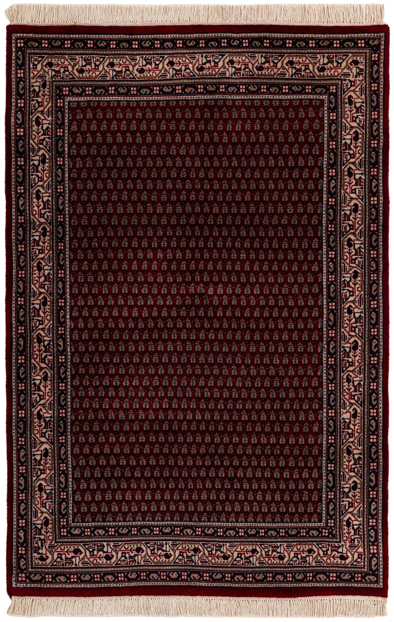 3' 11 x 5' 10 Hand Knotted Mir Wool Rug
