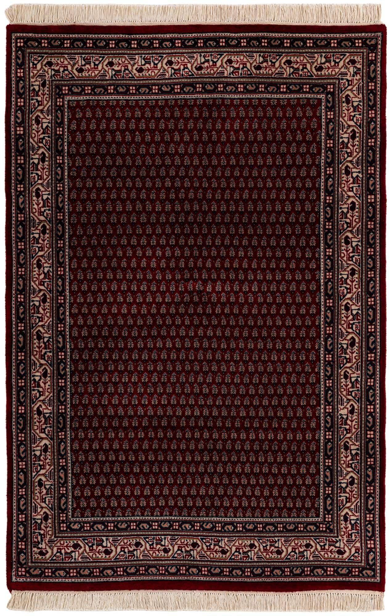 3' 11 x 5' 10 Hand Knotted Mir Wool Rug
