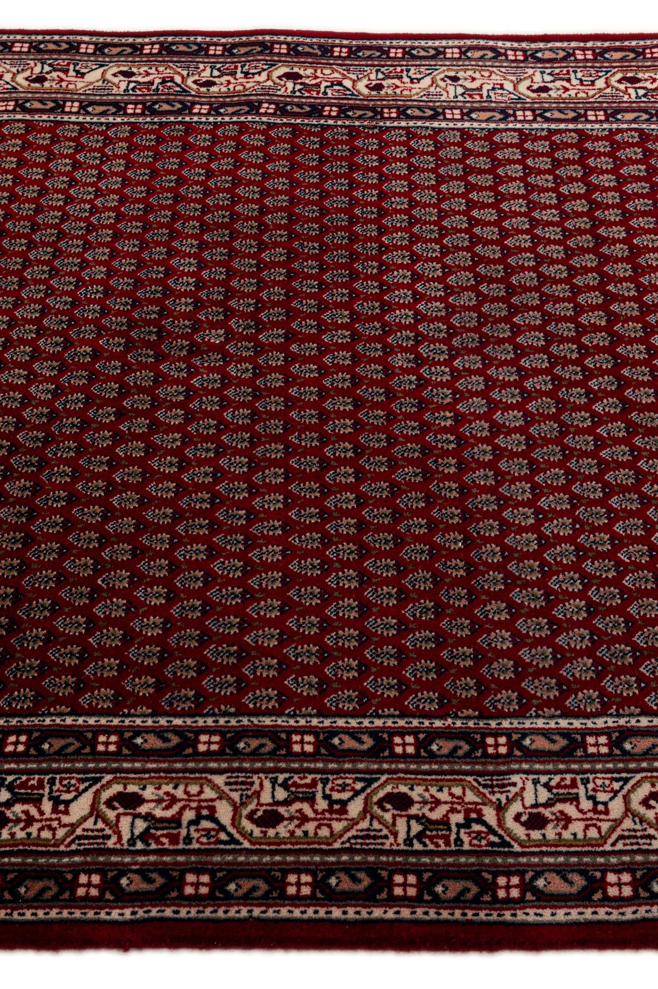 3' 11 x 5' 8 Hand Knotted Mir Wool Rug
