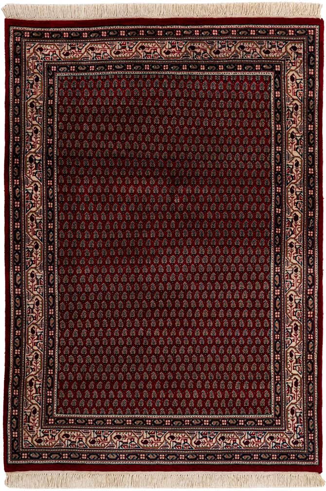 3' 11 x 5' 8 Hand Knotted Mir Wool Rug