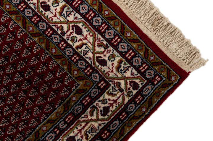 4' x 5' 11 Hand Knotted Mir Wool Rug